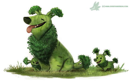 Daily Paint #1234. Broccollie
