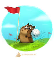 Daily Paint #1236. Golfpher