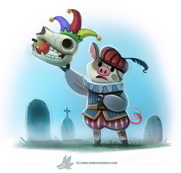 Daily Paint #1250. Hamlet