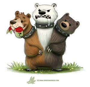 Daily Paint #1266. Cerbearus