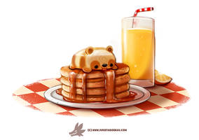 Daily Paint #1271. Pandcakes