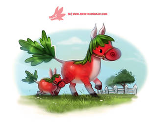 Daily Paint #1272. Horseradish