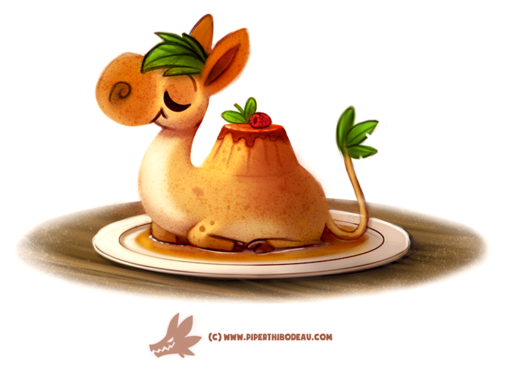 Daily Paint #1273. Camamel Custard