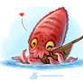 Daily Paint #1274. Cuddlefish