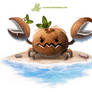 Daily Paint #1275. Coconut Crab