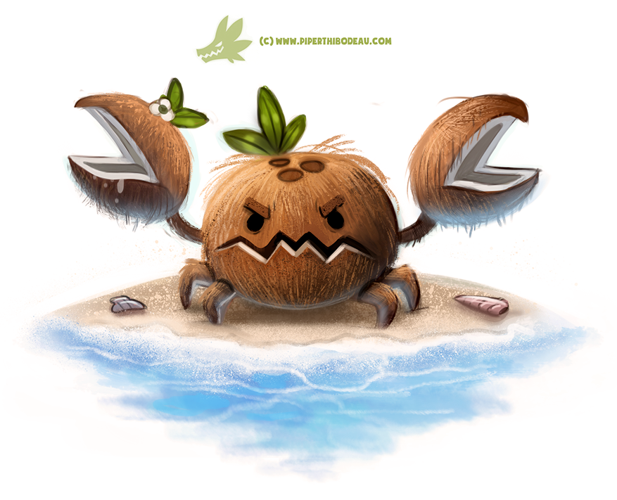 Daily Paint #1275. Coconut Crab