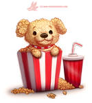 Daily Paint 1287. Pupcorn
