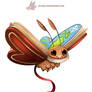 Daily Paint 1302. Atlas Moth