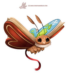 Daily Paint 1302. Atlas Moth