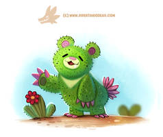 Daily Paint 1310. Prickly Bear