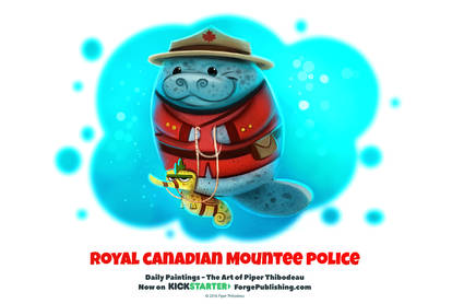 Daily 1319. Royal Canadian Mountee Police