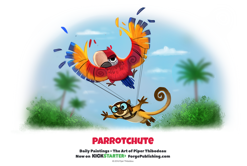 Daily 1321. Parrotchute