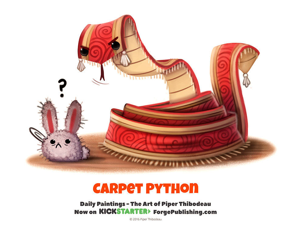 Deep Python Deviantart Daily 1362. Carpet Python by Cryptid-Creations on DeviantArt