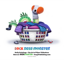 Daily 1364. Sock Ness Monster