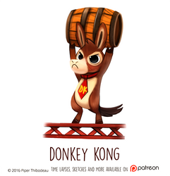 Daily Paint 1468. Donkey Kong