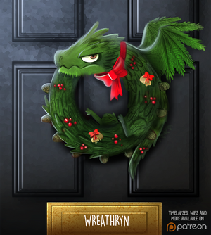 Daily Paint 1477. Wreathryn