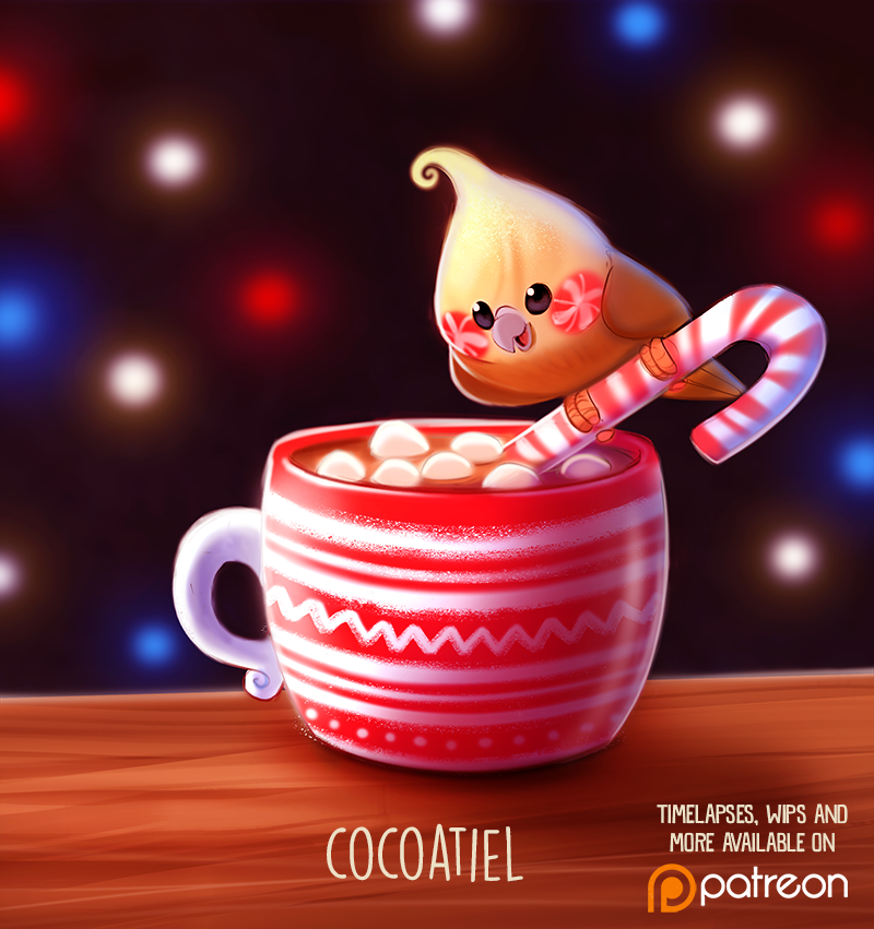 Daily Paint 1484. Cocoatiel