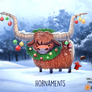 Daily Paint 1495. Hornaments