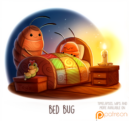 Daily Paint 1512. Bed Bug