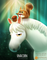 Daily Paint 1514. Unacorn