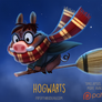 Daily Paint 1522. Hog-Warts
