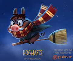 Daily Paint 1522. Hog-Warts