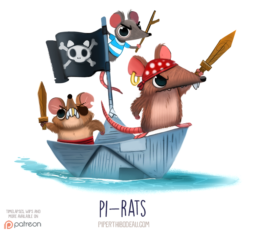 Daily Paint 1542. Pi-rats