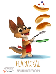 Daily Paint 1544. Flapjackal