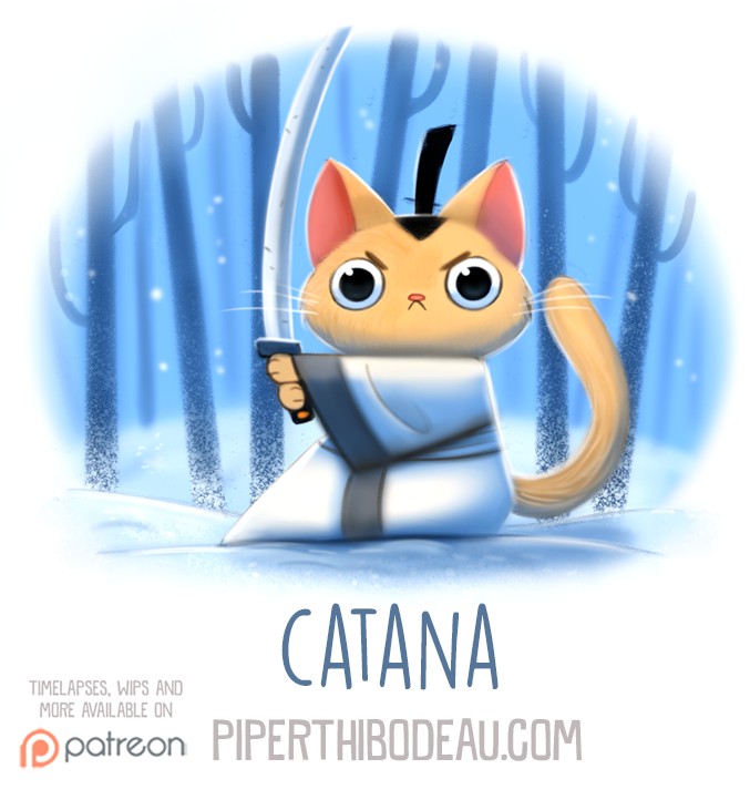 Cacatana Daily Paint 1573. Catana by Cryptid-Creations on DeviantArt