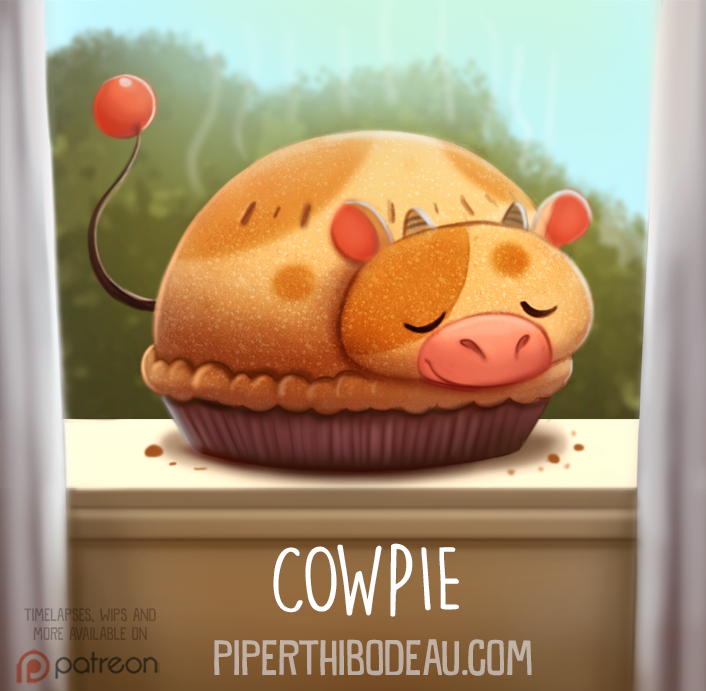 Daily Paint 1575. Cowpie