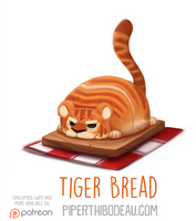 Daily Paint 1577. Tiger Bread
