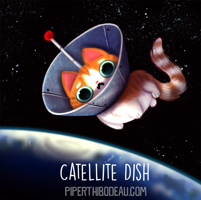 Daily Paint 1579. Catellite Dish