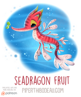 Daily Paint 1601. Seadragon Fruit