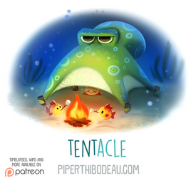 Daily Paint 1611. Tent-acle
