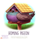 Daily Paint 1622. Homing Pigeon