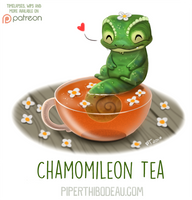 Daily Paint 1624. Chamomileon Tea