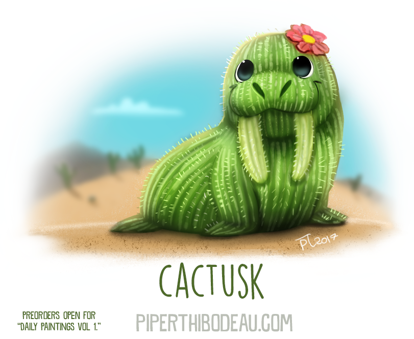 Daily Paint 1636. Cactusk