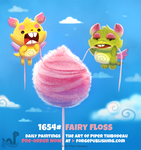 Daily Painting 1654# - Fairy Floss