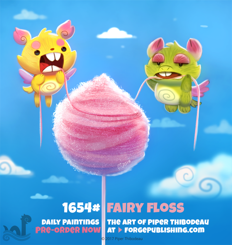 Daily Painting 1654# - Fairy Floss