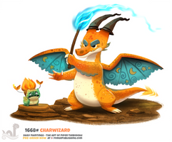 Daily Painting 1668# - Charwizard