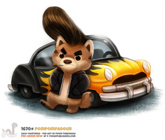 Daily Painting 1670# Pompompadour