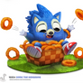 Daily Painting 1685# Sonic The Hedgehog