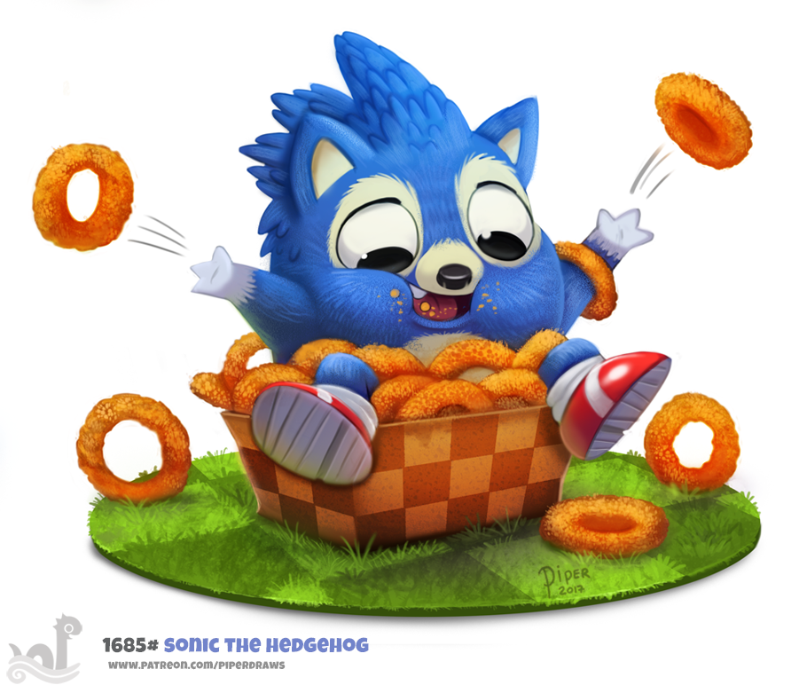 Daily Painting 1685# Sonic The Hedgehog