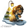 Daily Painting 1695# Chronicles of Yarnia