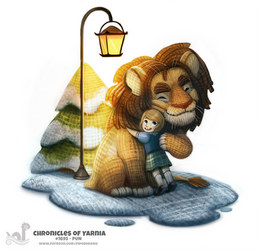 Daily Painting 1695# Chronicles of Yarnia