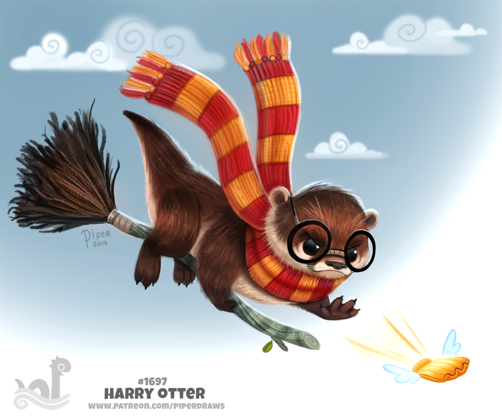 Daily Painting 1697# Harry Otter