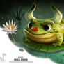 Daily Painting 1705# Bull Frog