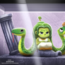 Daily Painting 1733# Monster Shop - Gorgon