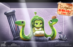 Daily Painting 1733# Monster Shop - Gorgon