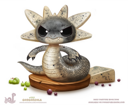 Daily Paint 1757# Gorgonzola